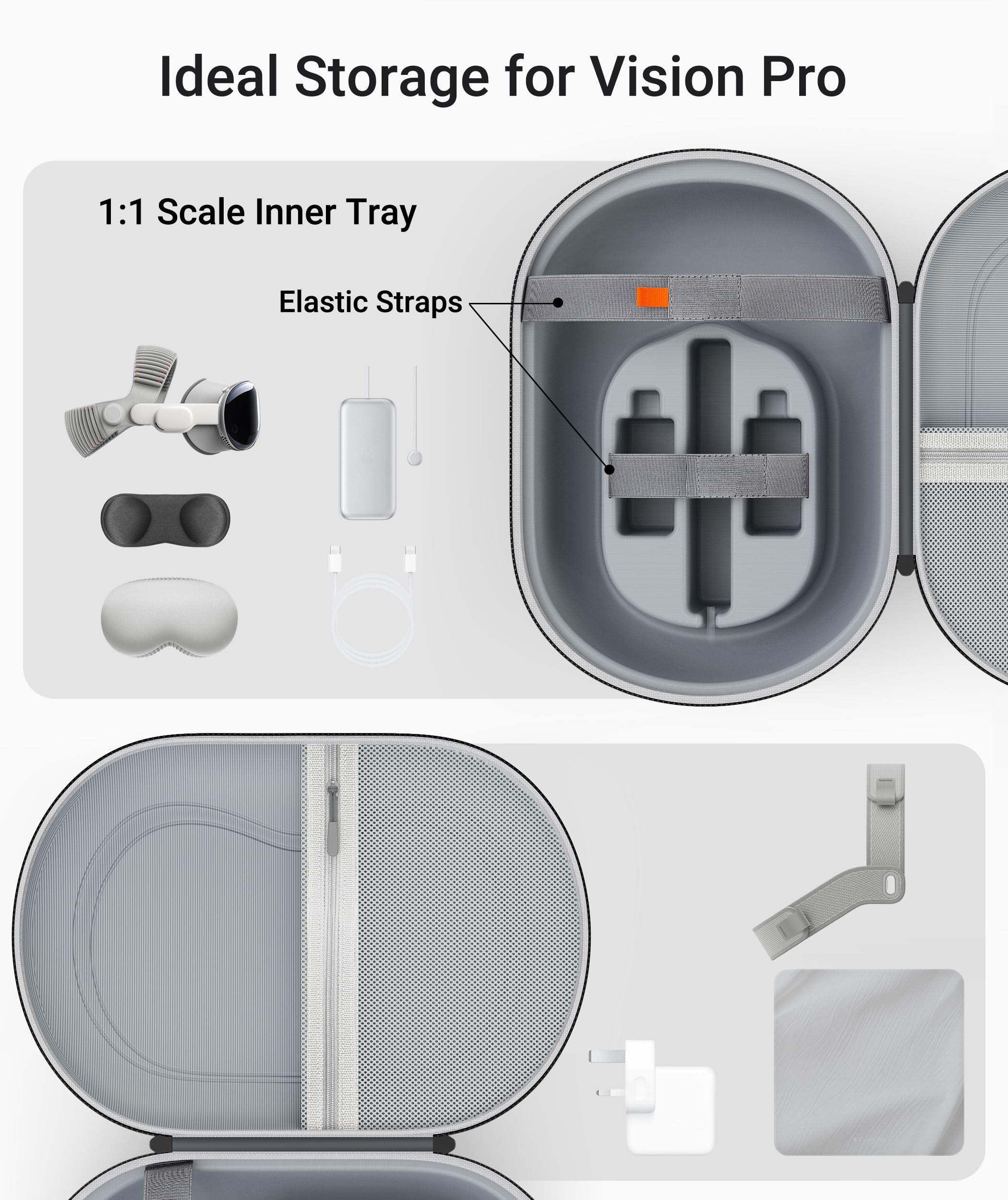 Amazon.com: Syntech Hard Carrying Case for Apple Vision Pro M5/M2